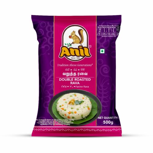 Anil double roasted rava _500g_ front